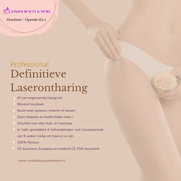 Diode Laserontharing bij Vlinder beauty and More in Opende (Gr.)