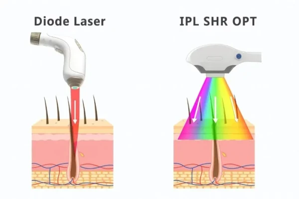 Wat is het verschil tussen IPL en diode laser?